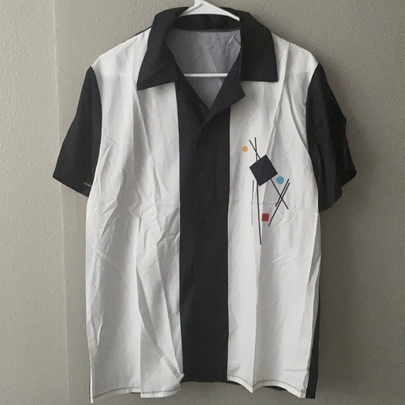 Other - Vintage style bowler button up lightweight retro